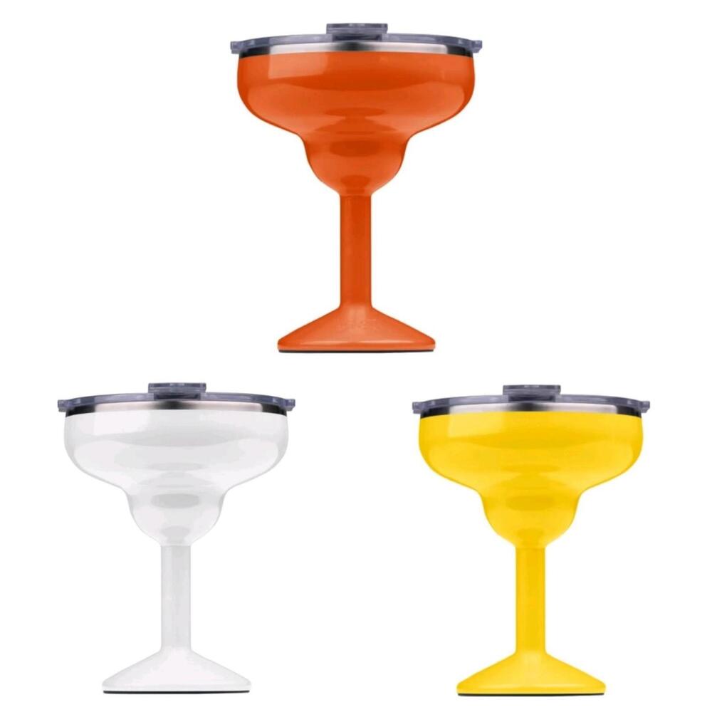 ORCA Rita‎ 3-Pack 17oz Insulated Stainless Steel Cups w/ Lids Multi-Color Set